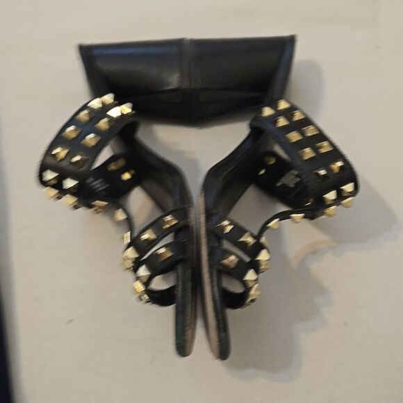 Ash Black Heeled Mules Sandals Size 8 EUR 39 - Picture 4 of 9